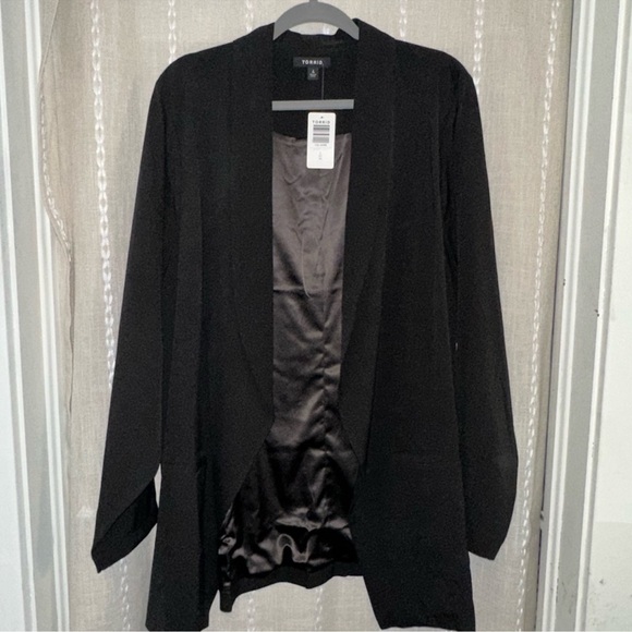 Torrid Black Open Front Blazer - Picture 1 of 2